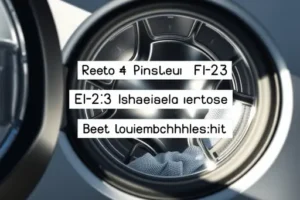 Bosch Waschmaschine E23 Fehler – Was Der Fehlercode Bedeutet Und Wie Sie Die Ursache Eingrenzen
