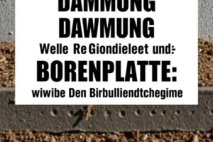 Dämmung unter Bodenplatte – Wie Stark? Übliche Dämmstärken und Wichtige Faktoren bei der Planung