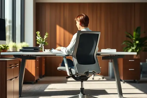 Steelcase Please – Anleitung – So werden Bürostuhl, Rückenlehne und Sitzposition richtig eingestellt