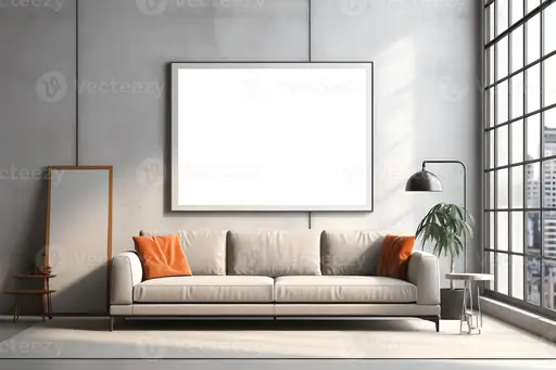 Wie groß sollte ein Bild an der Wand sein? Die richtige Bildgröße passend zu Wand, Sofa und Raum auswählen